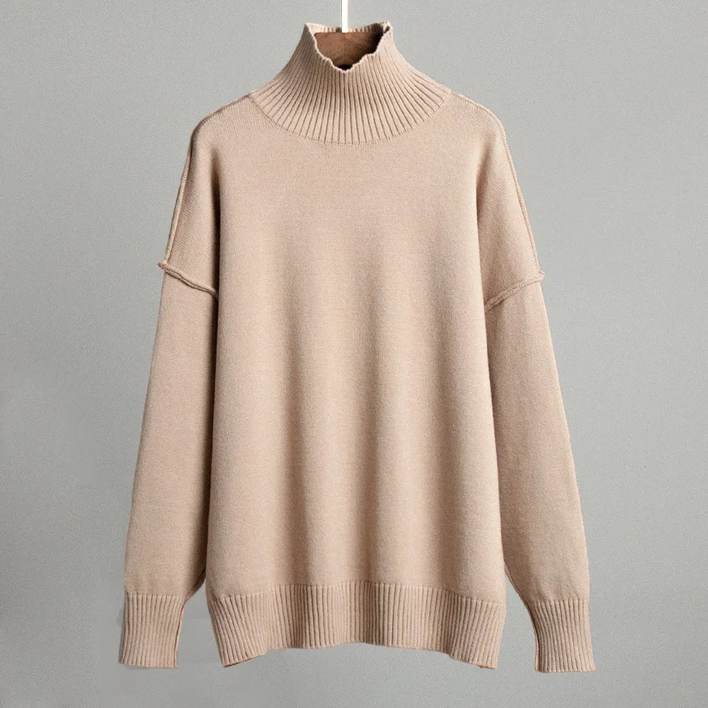 Vera | Femme Pull à Col Roulé
