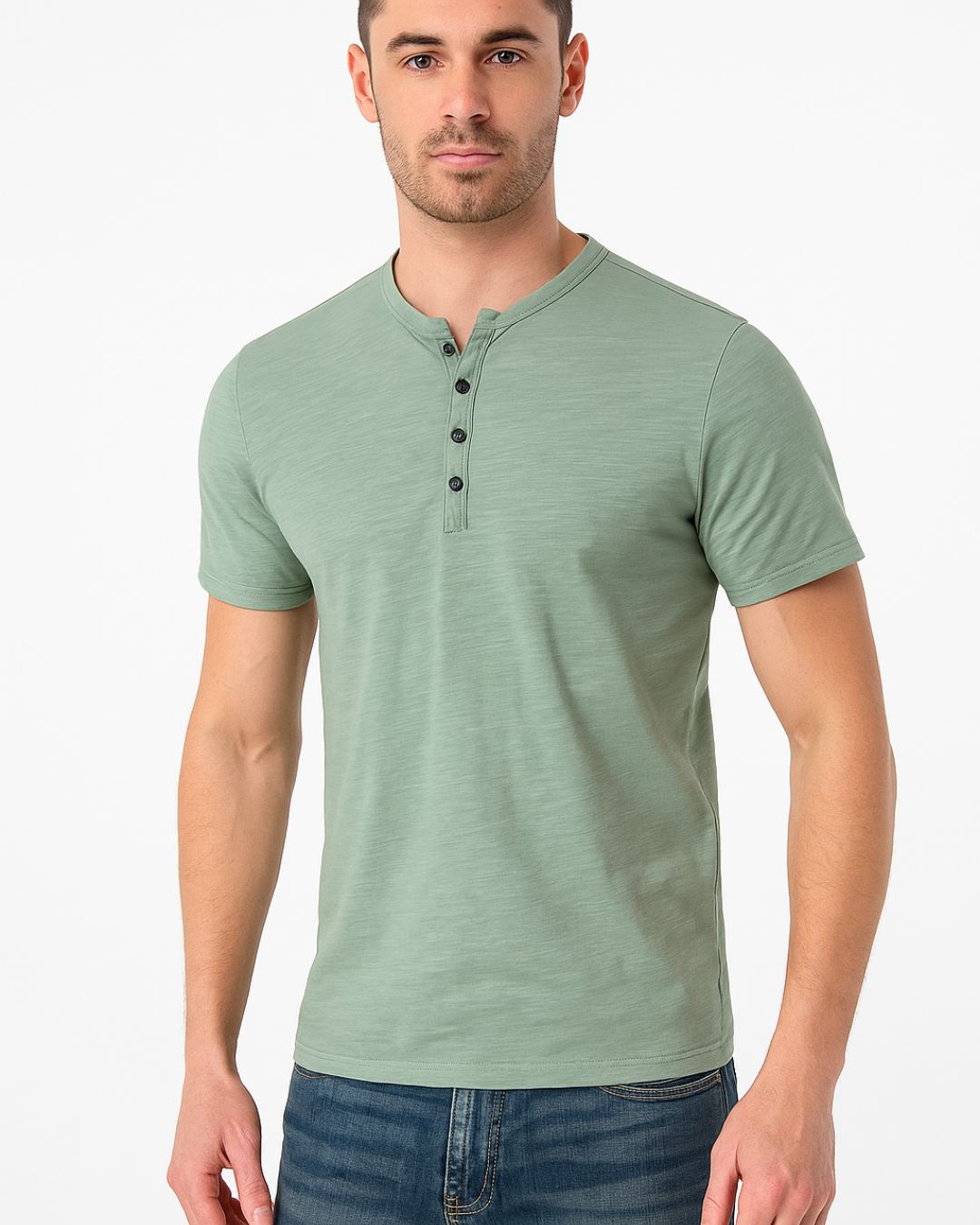 Westic | Chemise Henley Décontractée Pour Hommes