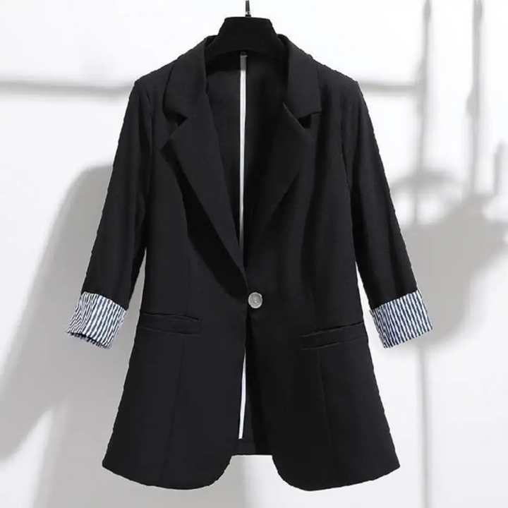Blazer Femme Avec Manches Trois-Quarts