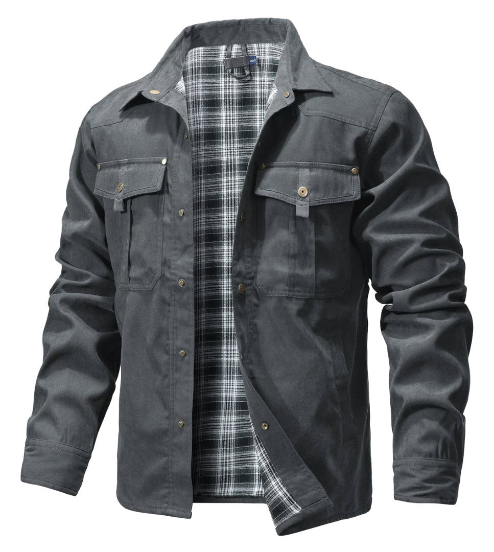 Ceric | Veste Rover en Flanelle Pour Hommes