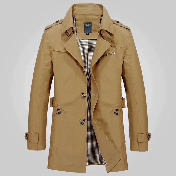 Elias | Elégant Tranchée Manteau