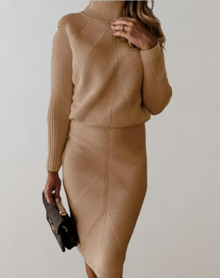 Alzbeta | Pull Femme avec Col Montant et Tricot Doux