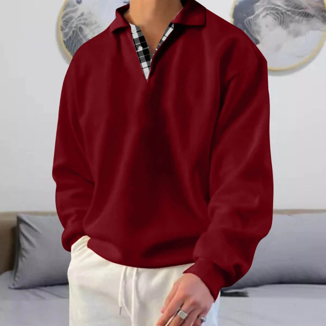 Abelso | Hommes Pull Manches Longues Chaud