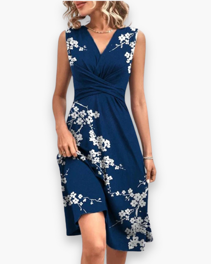 Thaisyn | Robe D'été Midi Aérée Pour Femme