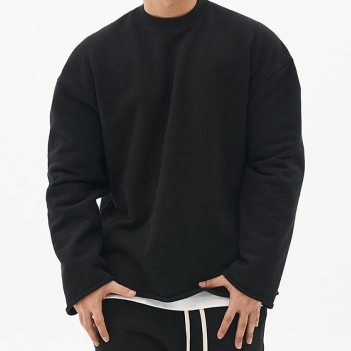 Thomas | Minimalis Surdimensionné Équipagecou Sueurchemise