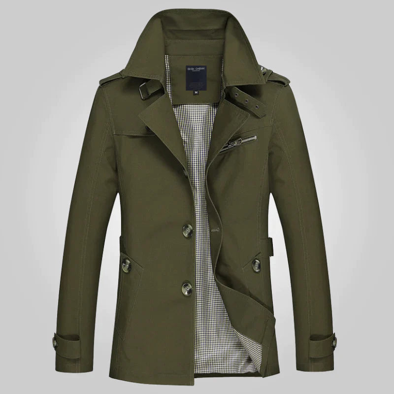 Elias | Elégant Tranchée Manteau