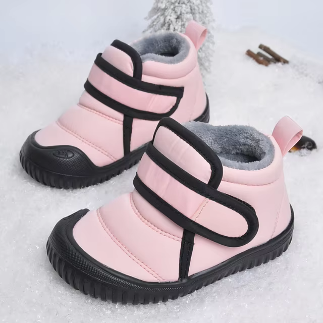 Bottes de Neige Pieds Nus Enfants | Baskets D'hiver Doublées Chaudes