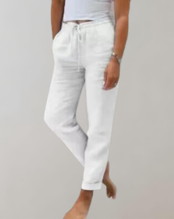 Berit | Pantalon Taille-Haute Jambe-Large pour Femmes