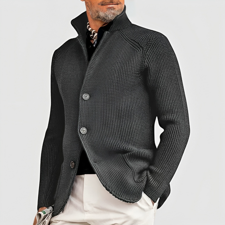 Max | Boutonné Cachemire Manteau Pour Hommes