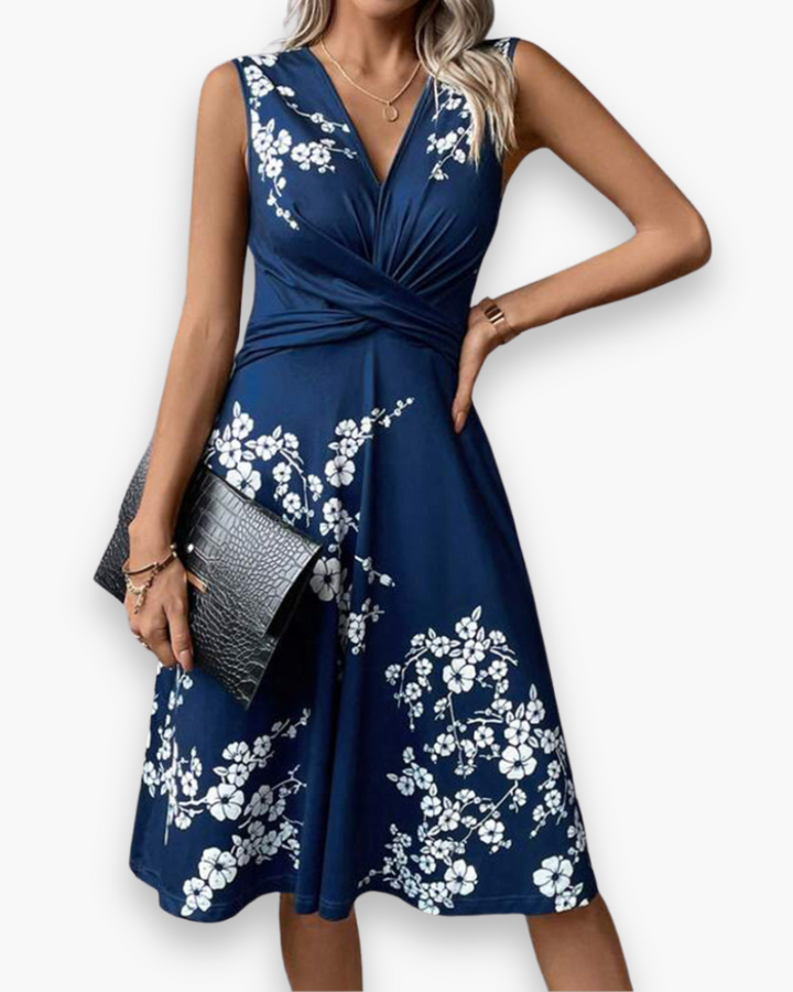 Thaisyn | Robe D'été Midi Aérée Pour Femme
