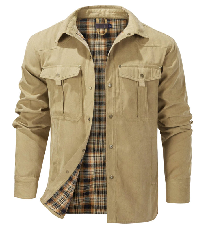 Ceric | Veste Rover en Flanelle Pour Hommes