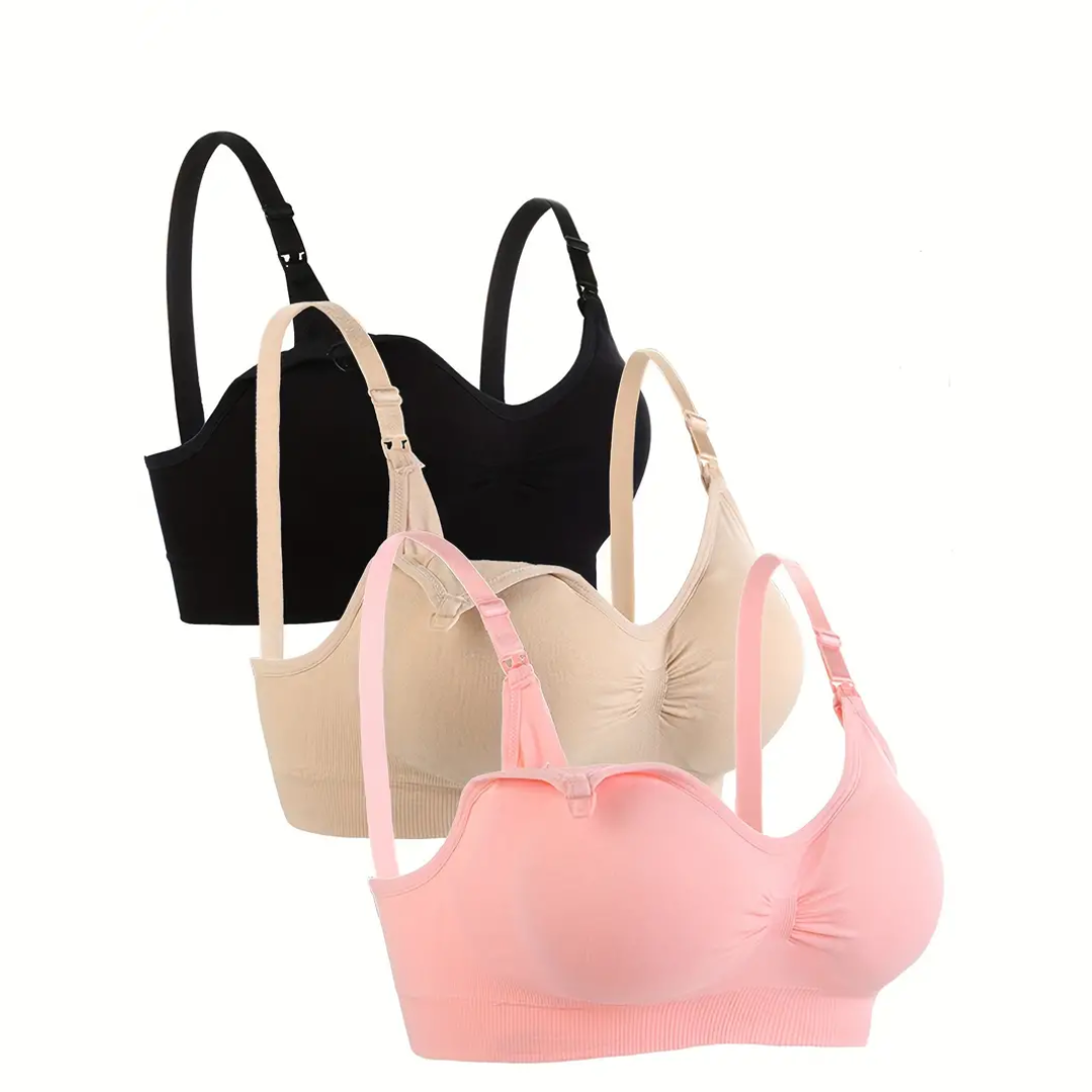 Ensemble de Soutien-Gorge D'allaitement Flora | 3-Paquet