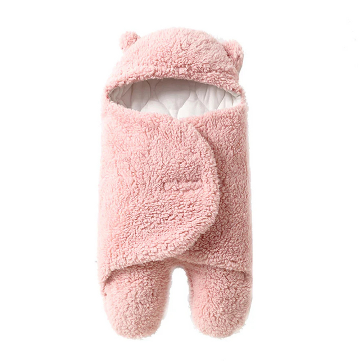 Couverture D'emmaillotage Pour Bébé | Gigoteuse à Capuche Doublée Ultra-Douce Pour Plus de Chaleur
