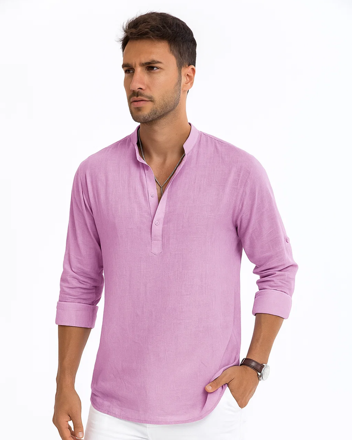 Presen | Chemise D'été Décontractée à Manches Longues Pour Hommes