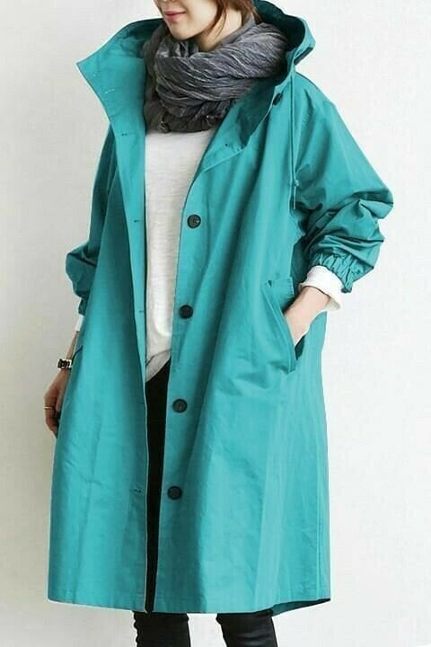 Brisa | Surdimensionné Capuche Coupevent Pluie Veste
