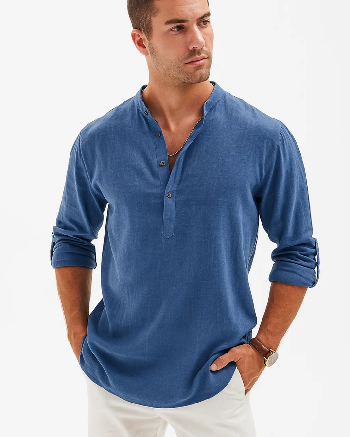 Presen | Chemise D'été Décontractée à Manches Longues Pour Hommes