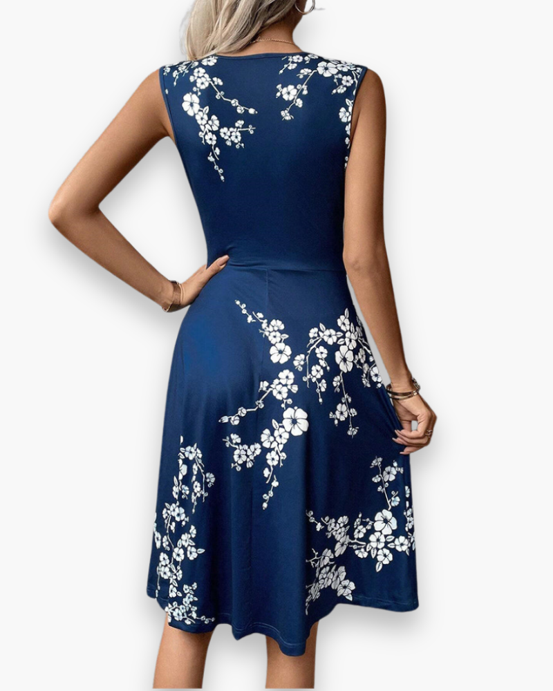 Thaisyn | Robe D'été Midi Aérée Pour Femme