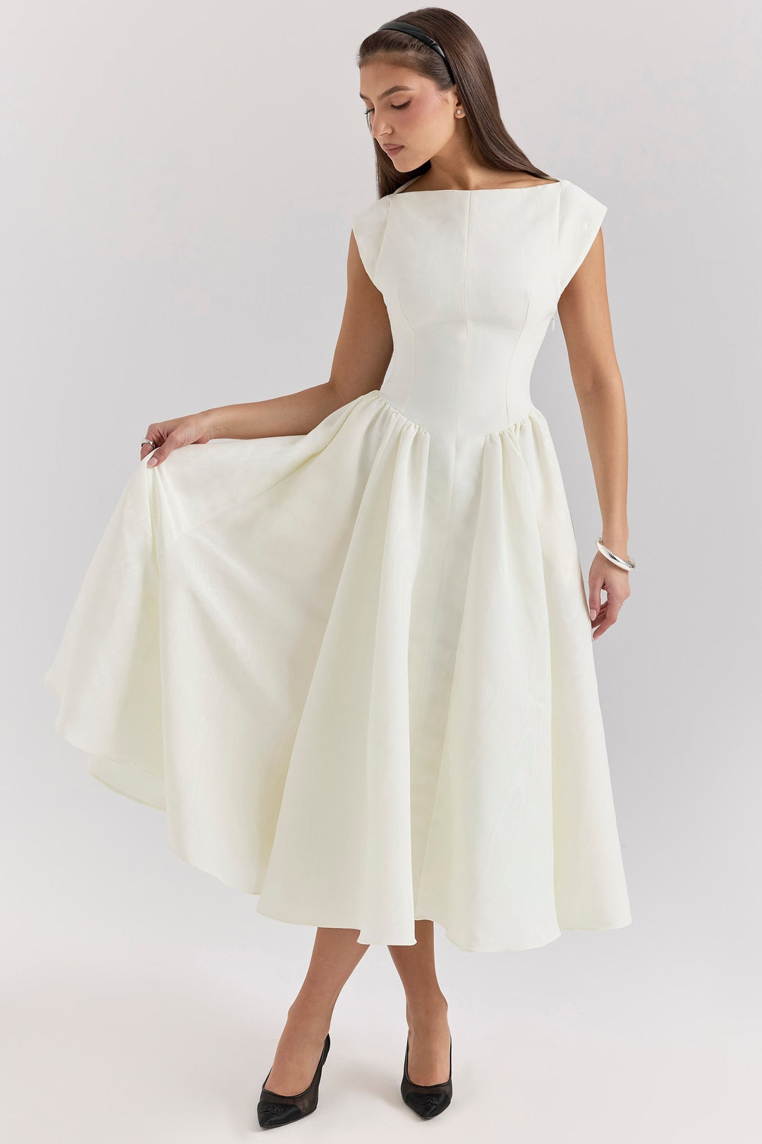 Enira | Robe Midi Élégante Pour Femmes
