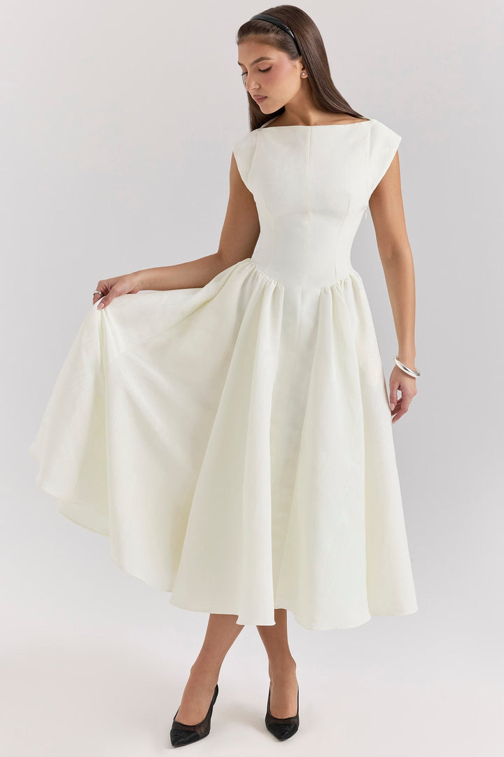 Enira | Robe Midi Élégante Pour Femmes