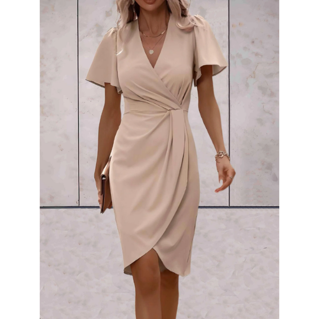 Thalora | Élégante Robe Midi Enveloppante