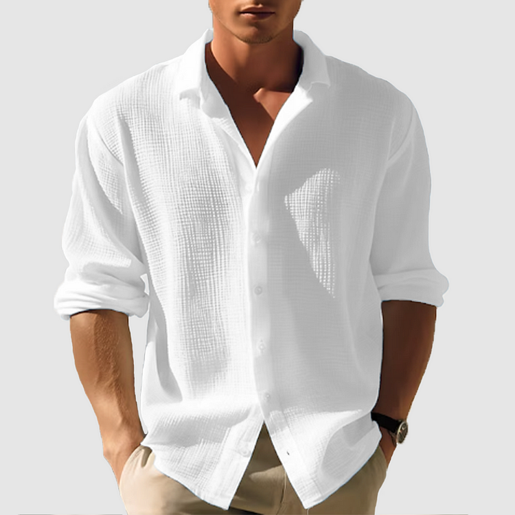 Gavros | Hommes Longue Manchon Boutonnée Chemise