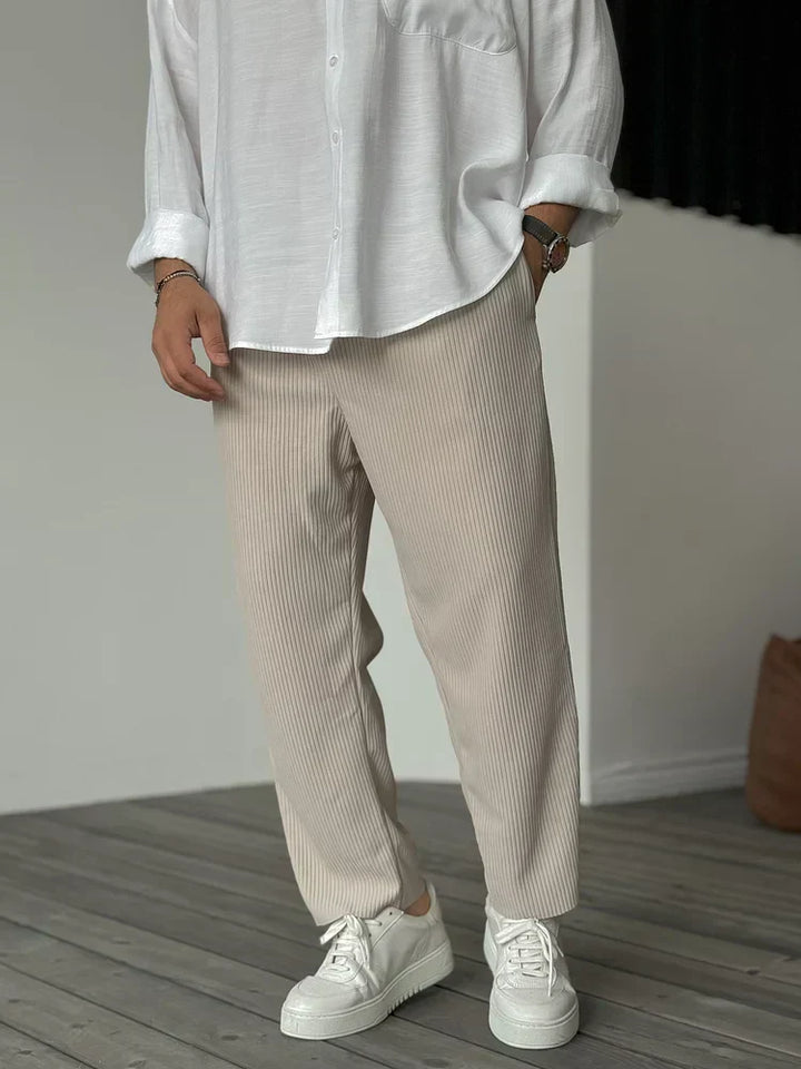 Pasqualino | Hommes Texturé Pantalons