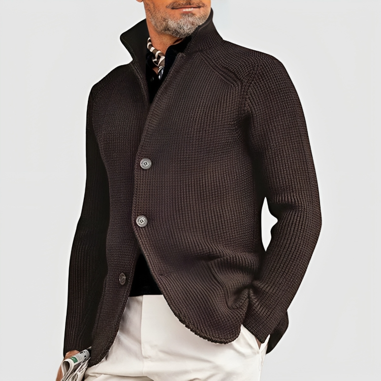 Max | Boutonné Cachemire Manteau Pour Hommes