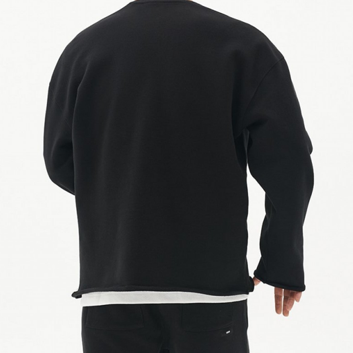 Thomas | Minimalis Surdimensionné Équipagecou Sueurchemise