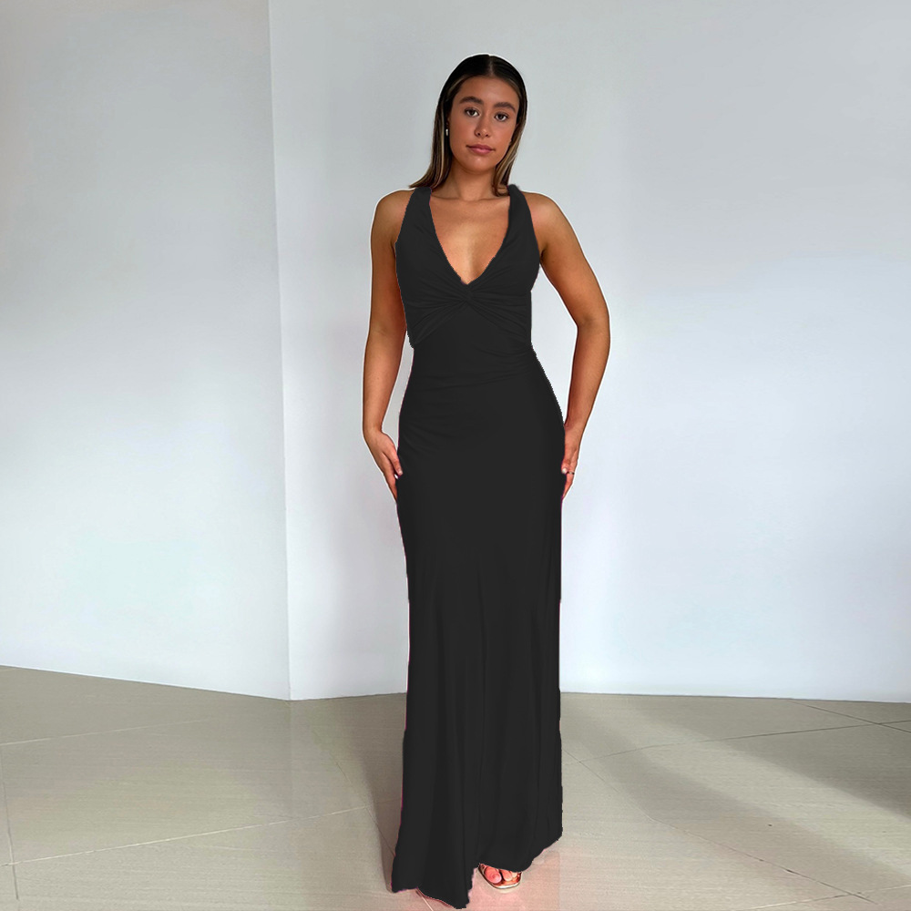 Fiora | Robe de Soirée Sans Manches Femmes élégantes
