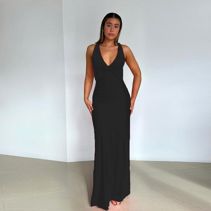 Fiora | Robe de Soirée Sans Manches Femmes élégantes