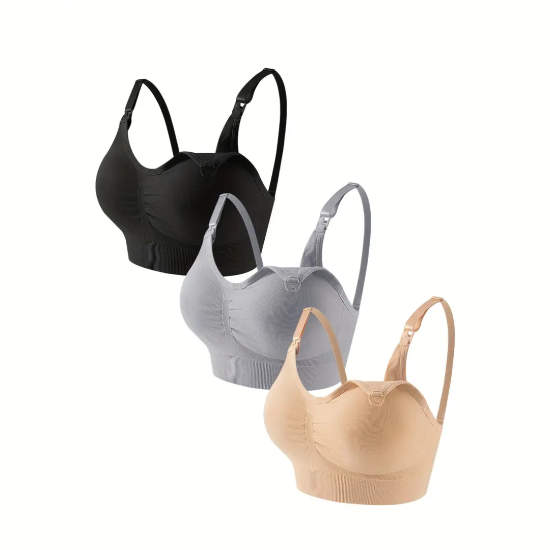 Ensemble de Soutien-Gorge D'allaitement Flora | 3-Paquet