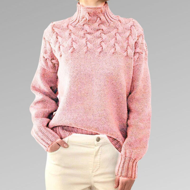 Anya | Pull à Col Roulé élégant Et Chaud