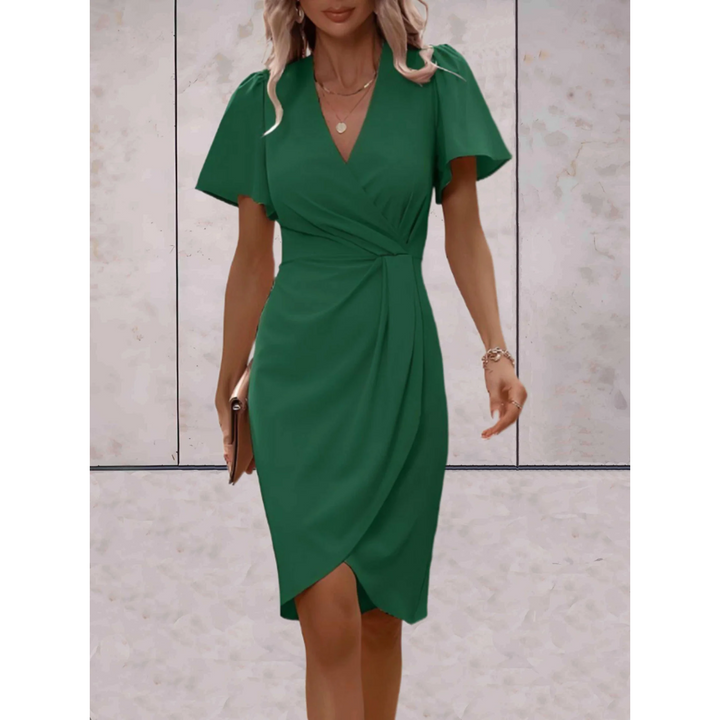 Thalora | Élégante Robe Midi Enveloppante