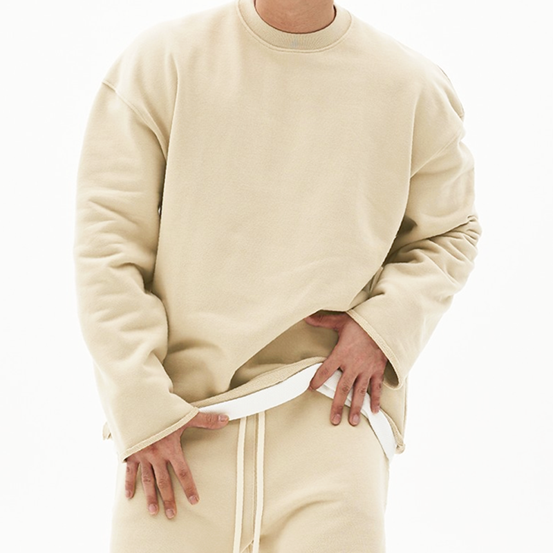 Thomas | Minimalis Surdimensionné Équipagecou Sueurchemise