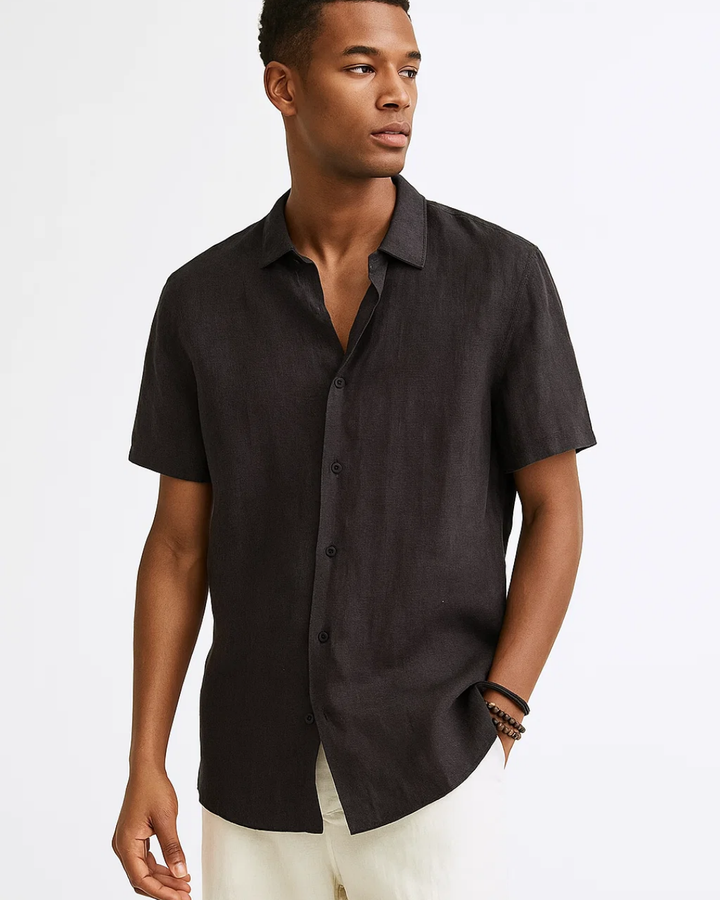 Zolan | Chemise Boutonnée Décontractée à Manches Courtes Pour Hommes