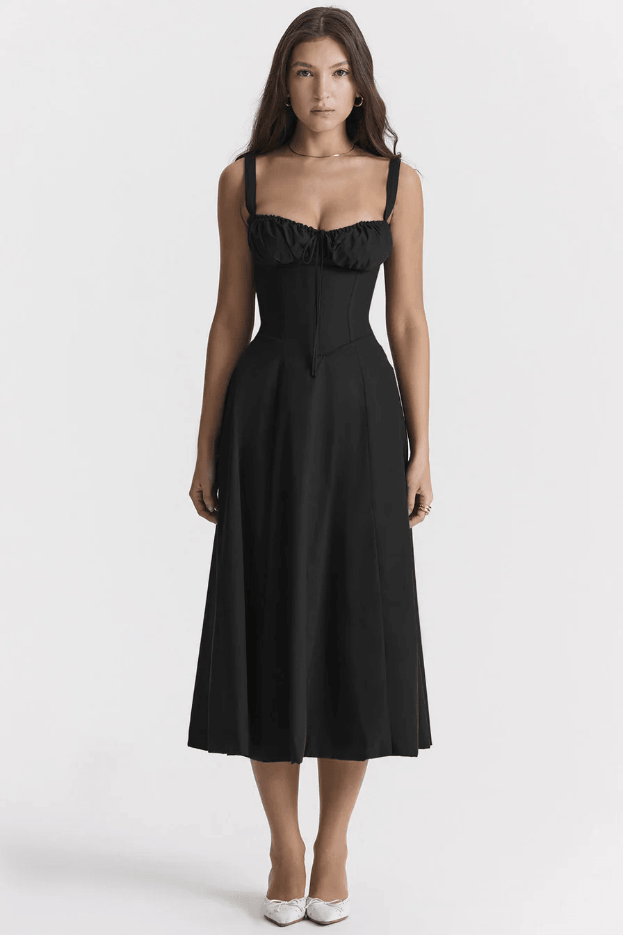 Briselle | Robe D'été Fleurie Sans Bretelles