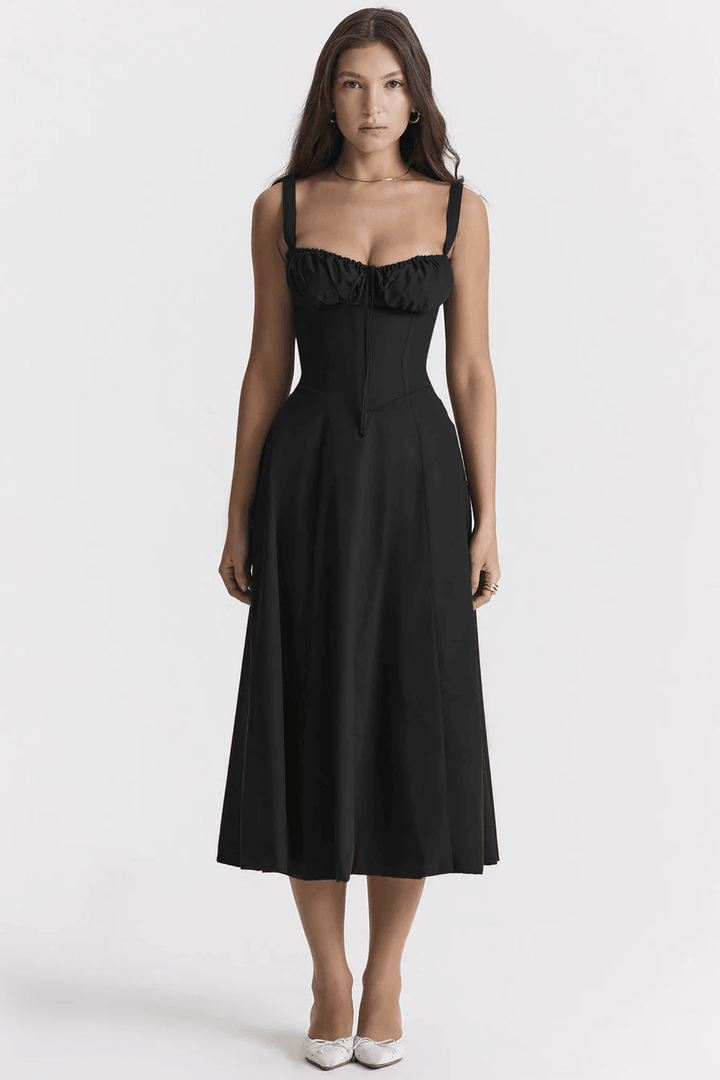 Briselle | Robe D'été Fleurie Sans Bretelles