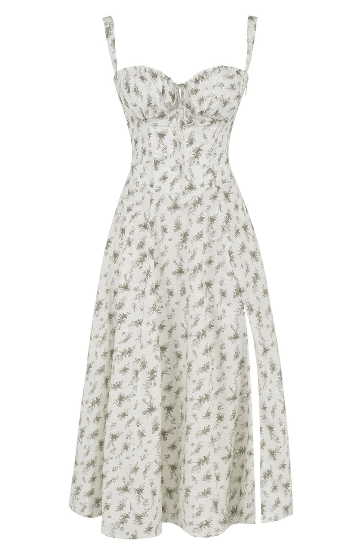 Briselle | Robe D'été Fleurie Sans Bretelles