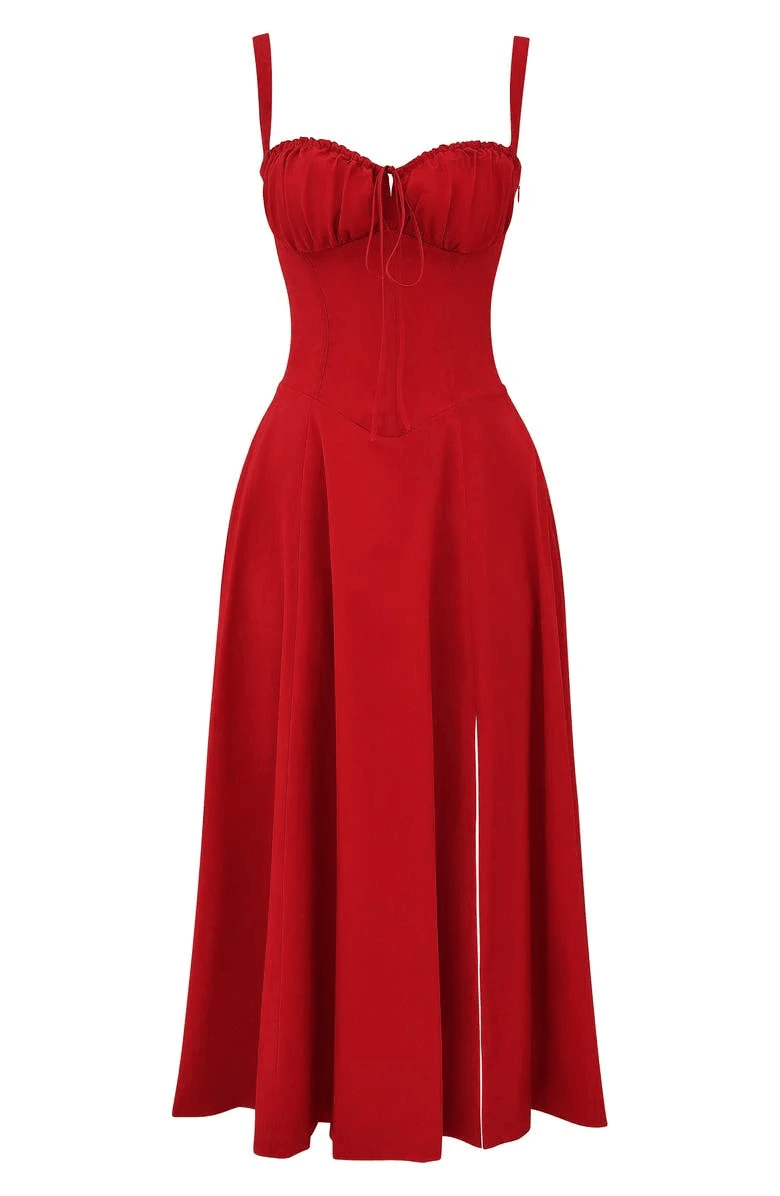 Briselle | Robe D'été Fleurie Sans Bretelles