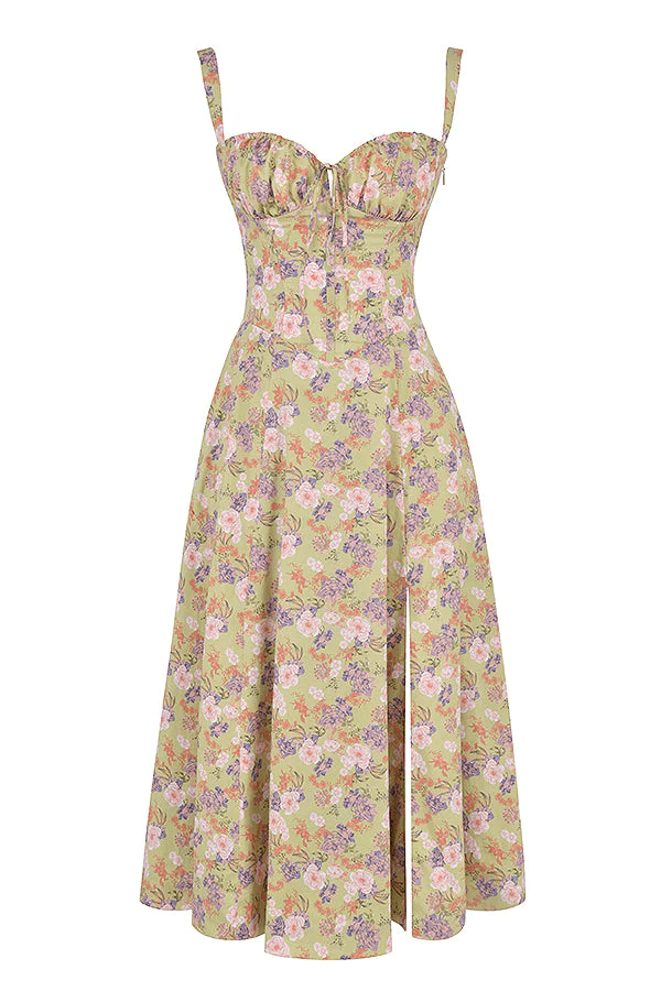 Briselle | Robe D'été Fleurie Sans Bretelles