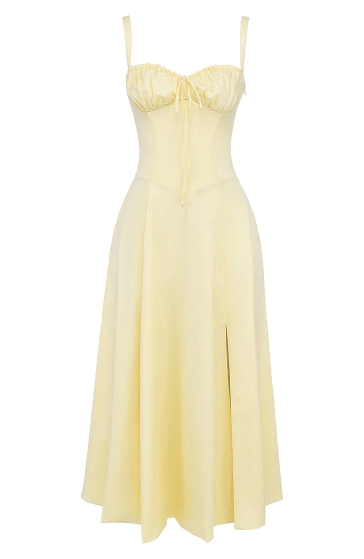 Briselle | Robe D'été Fleurie Sans Bretelles