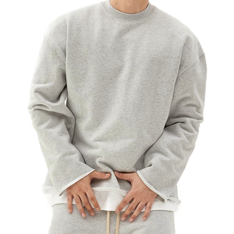 Thomas | Minimalis Surdimensionné Équipagecou Sueurchemise