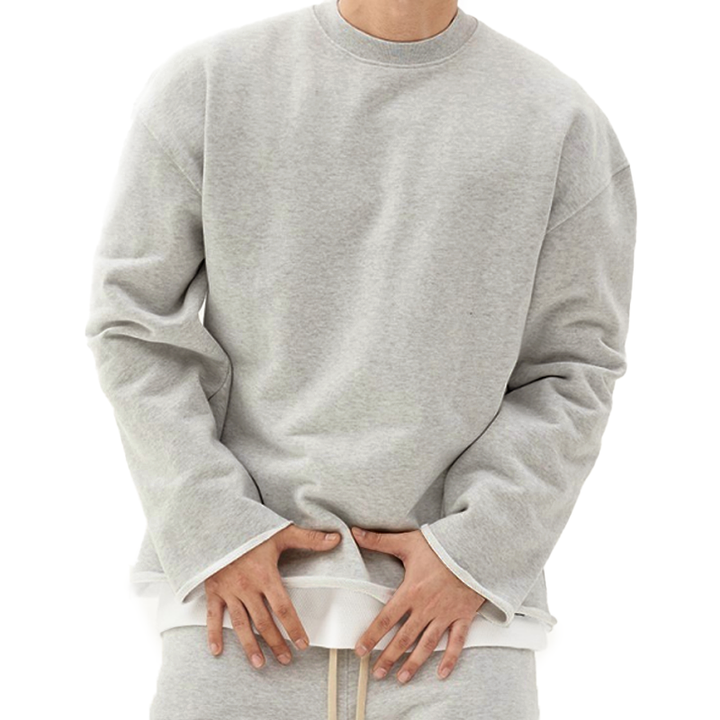Thomas | Minimalis Surdimensionné Équipagecou Sueurchemise