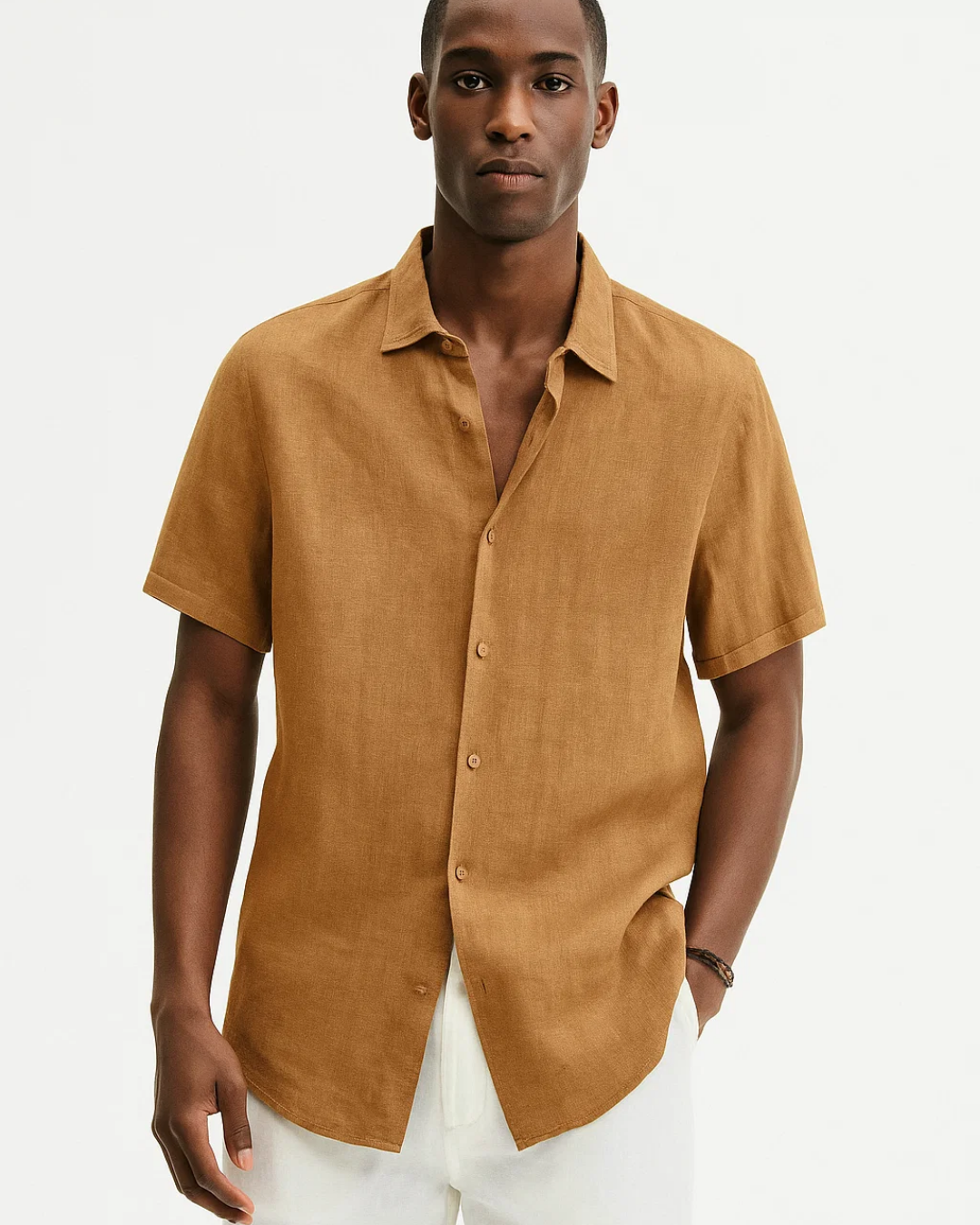 Zolan | Chemise Boutonnée Décontractée à Manches Courtes Pour Hommes