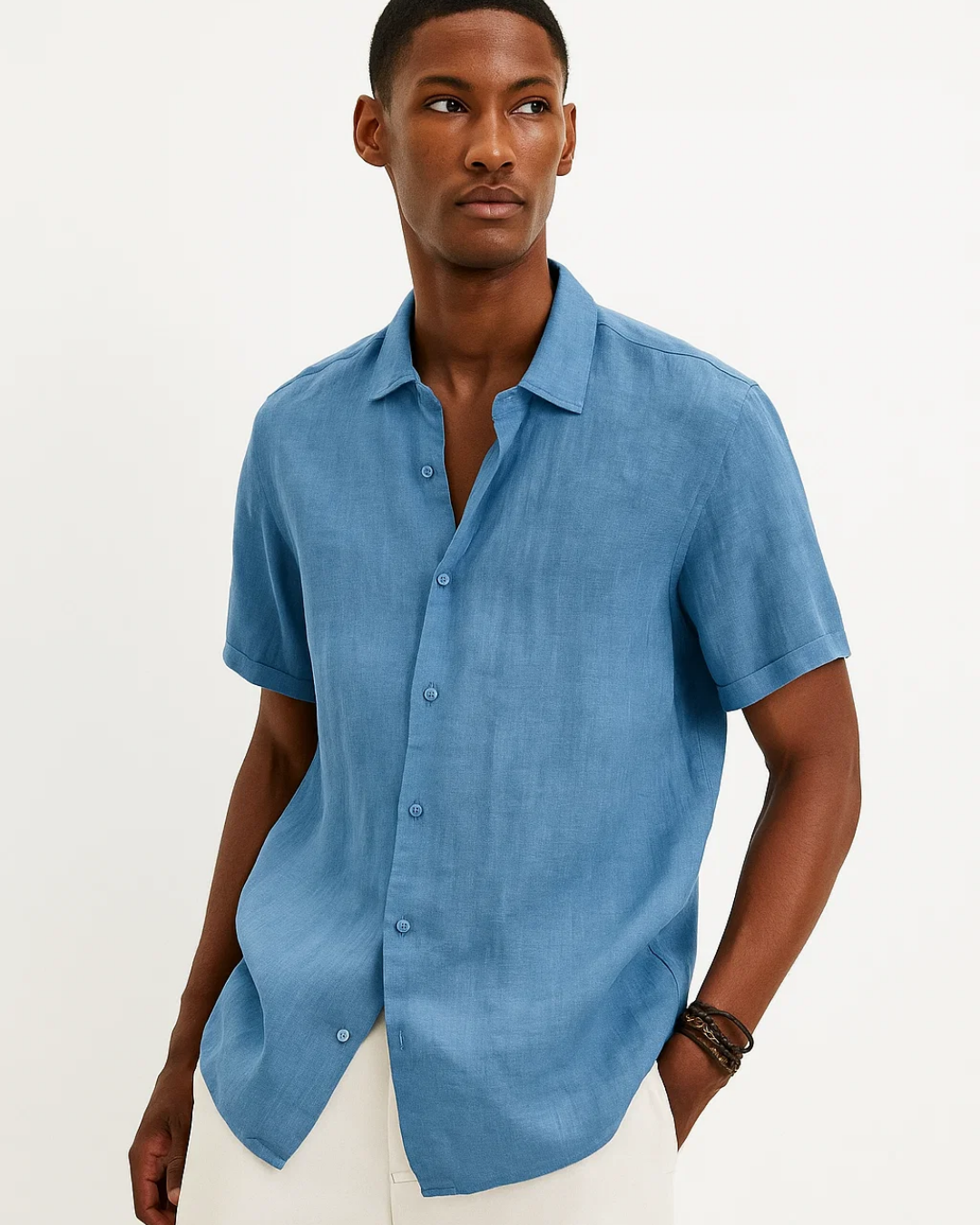 Zolan | Chemise Boutonnée Décontractée à Manches Courtes Pour Hommes