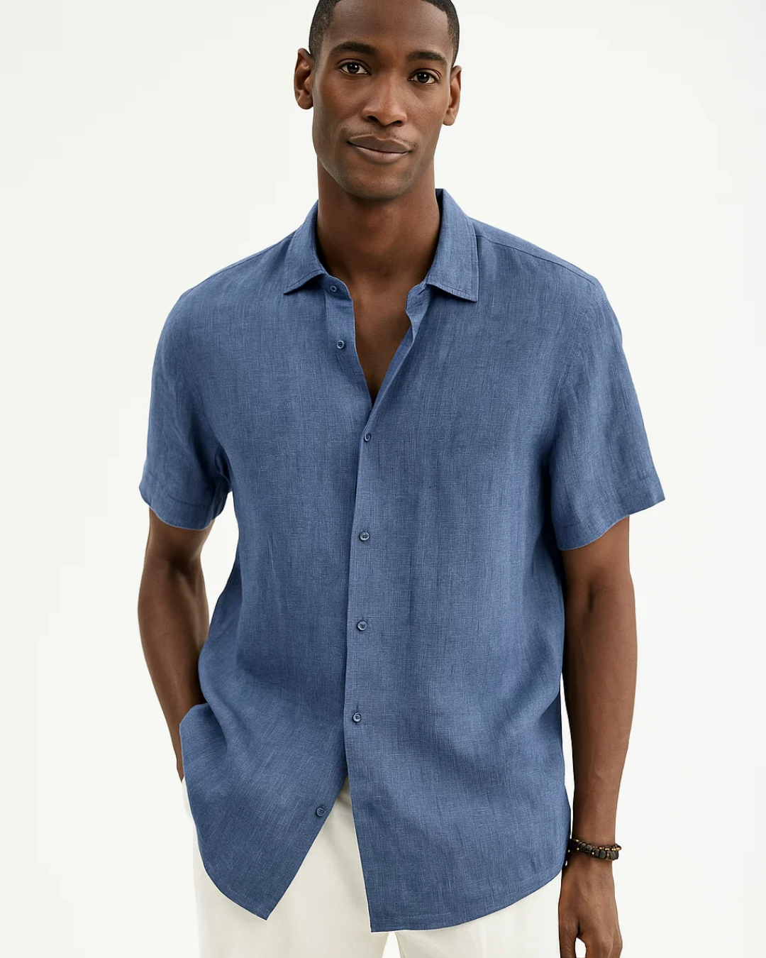 Zolan | Chemise Boutonnée Décontractée à Manches Courtes Pour Hommes
