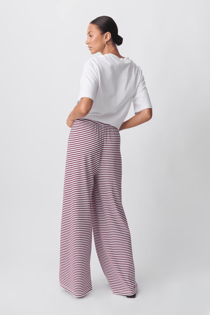 Zaria | Pantalon Coupe Ample Rayé Confortable Pour Femme