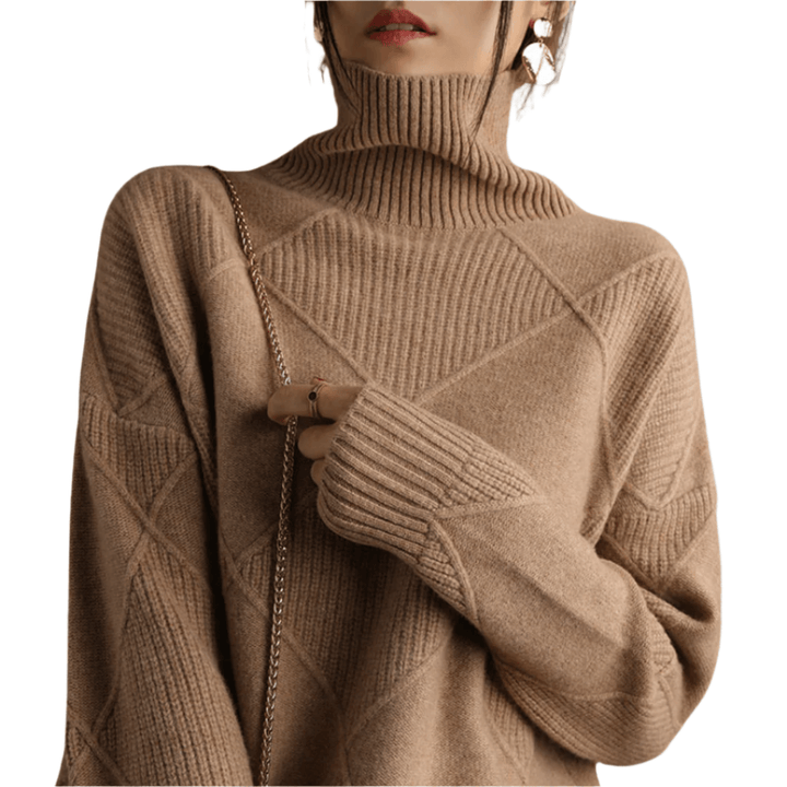 Elodie | Pull à Col Roulé pour Femme