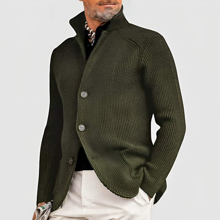 Max | Boutonné Cachemire Manteau Pour Hommes