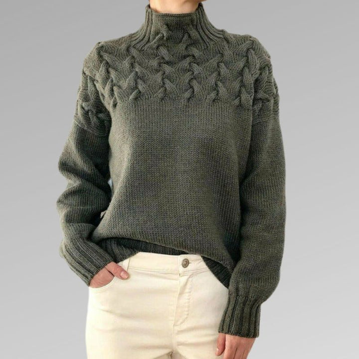 Anya | Pull à Col Roulé élégant Et Chaud